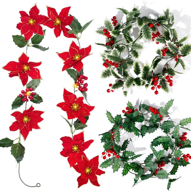 Girla - 2 m lange LED-Weihnachtsgirlande