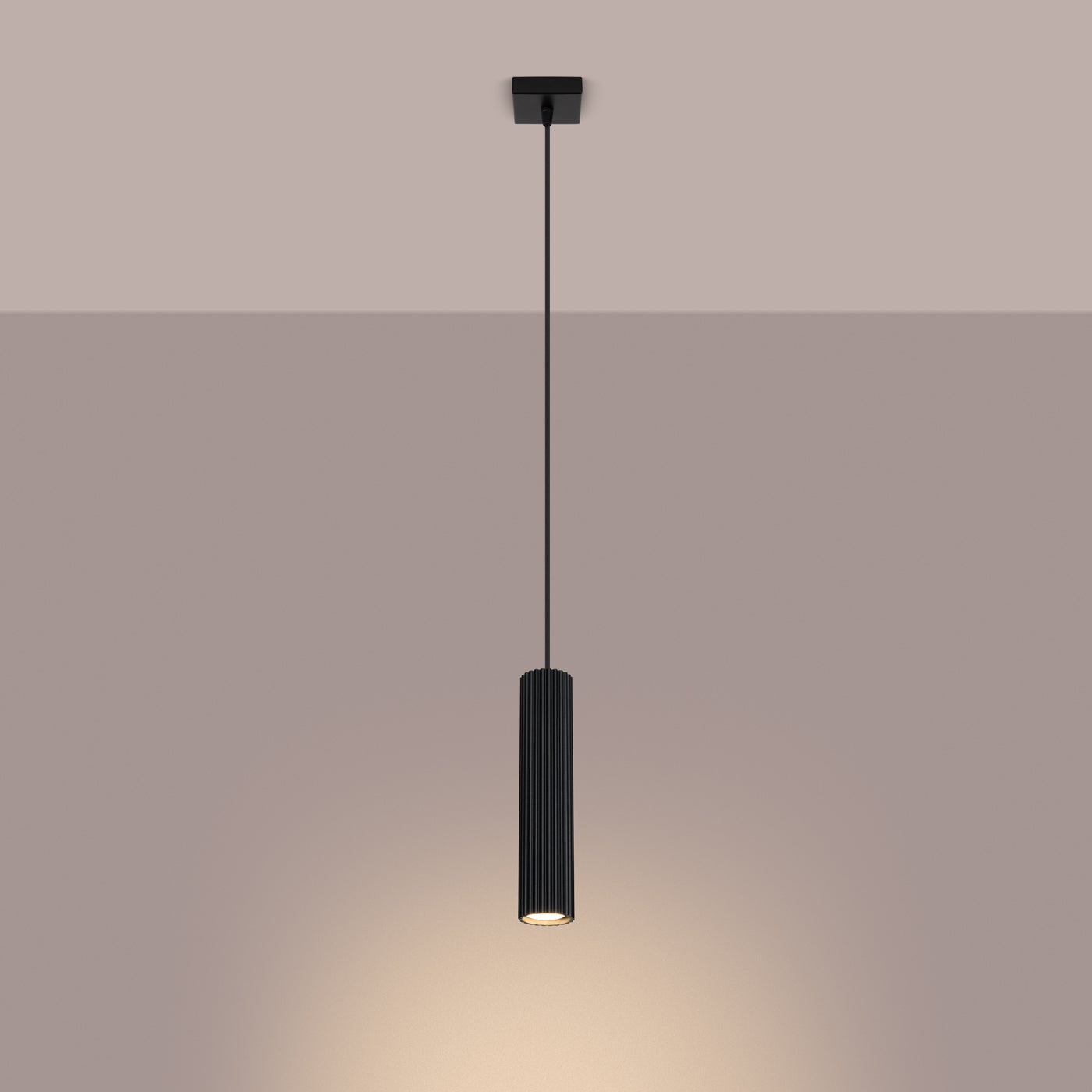 Vortex - Schwarze Pendelleuchte (GU10) aus Aluminium