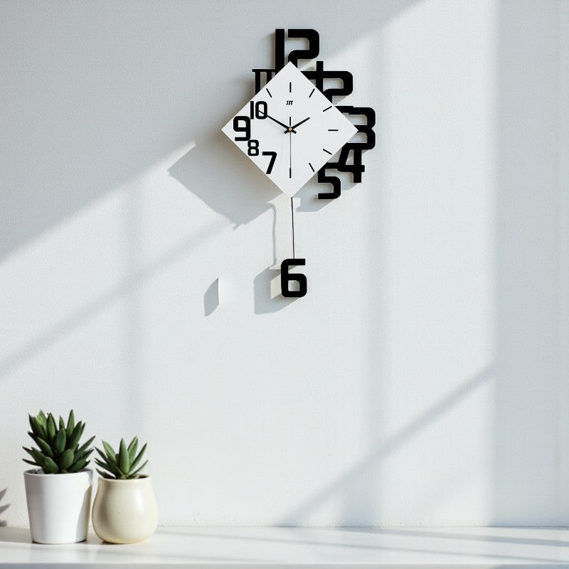 Wanduhr mit schlankem modernem Design für Wohnzimmer und Büros