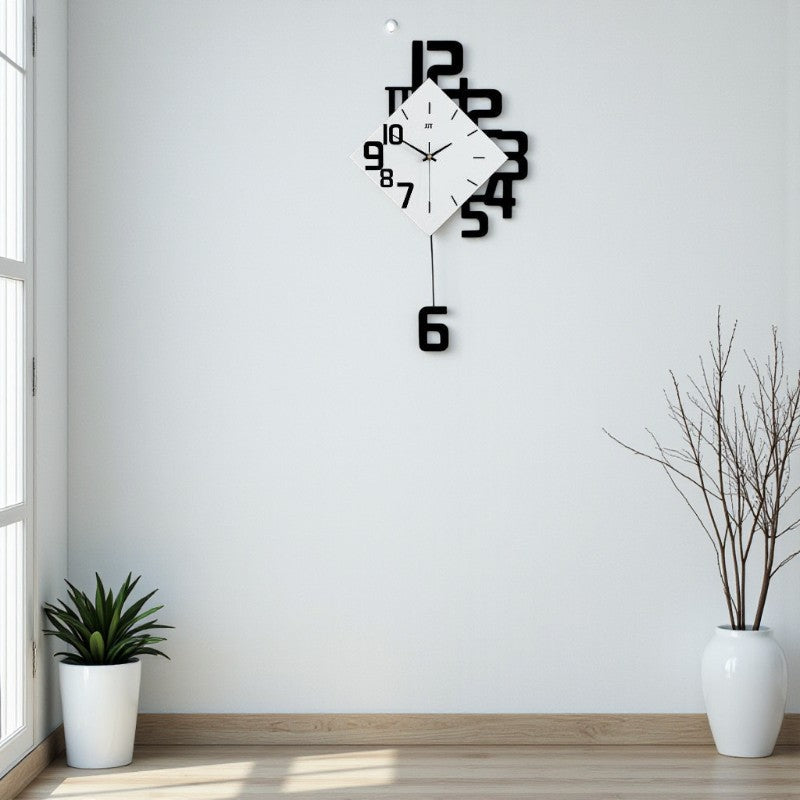 Wanduhr mit schlankem modernem Design für Wohnzimmer und Büros