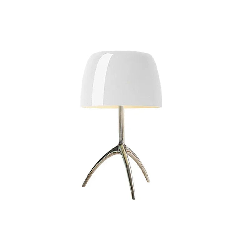 Tabla - Bauhaus-Tischleuchte mit Dreibeinstativ und farbigem