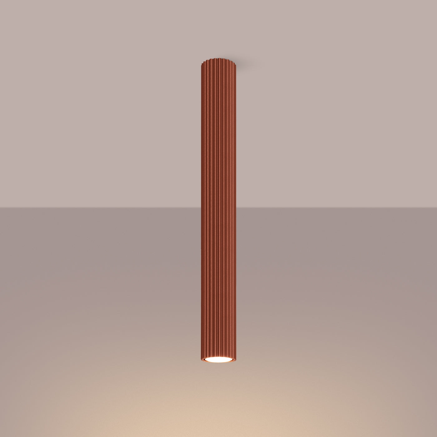 Lumio - Ockerrote Deckenleuchte GU10 60 cm