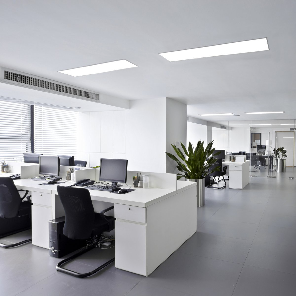 Aurela - LED-Deckenleuchte 119,5 x 29,5 cm, rahmenlos