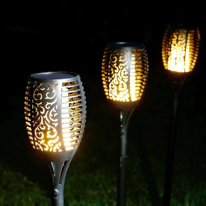Sonnig - Solar-Taschenlampe für den Außenbereich