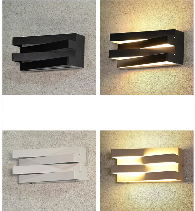 Vortia - LED-Außenwandleuchte IP65 aus Aluminium und