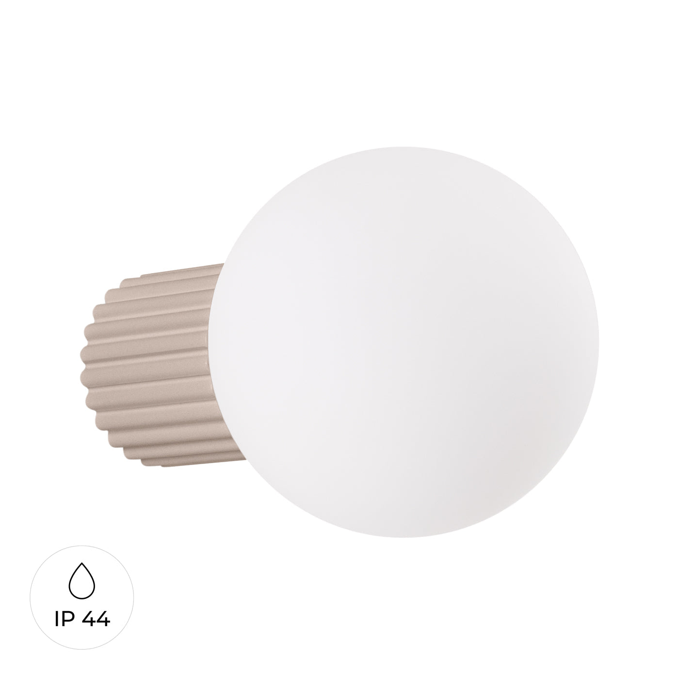 HALO - Wandleuchte in Taupe, IP44