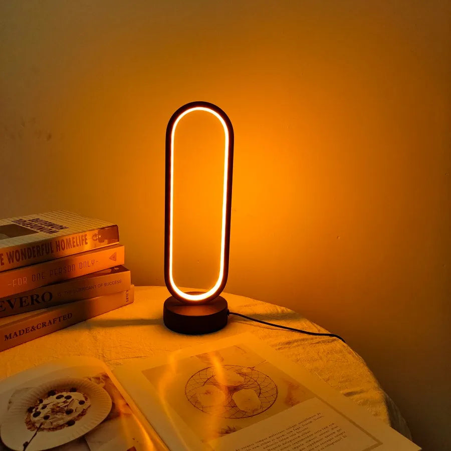 Dimmbare - LED-Ringleuchte für Schlaf- und Wohnzimmer
