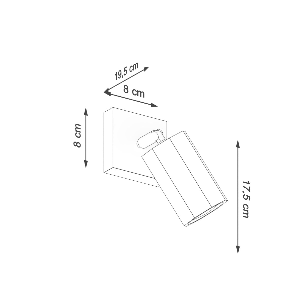 ZEKE - Wandleuchte, Eiche