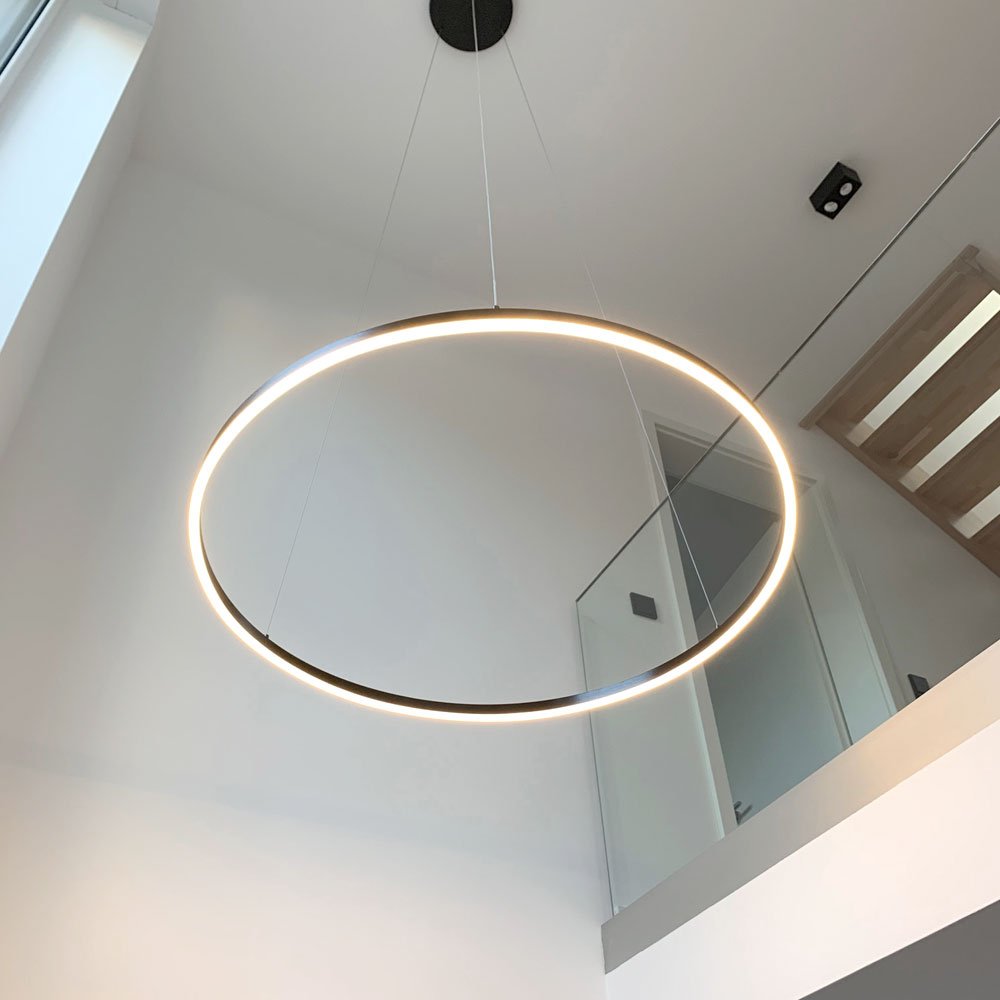 Vortex - LED-Ring-Pendelleuchte 100 cm