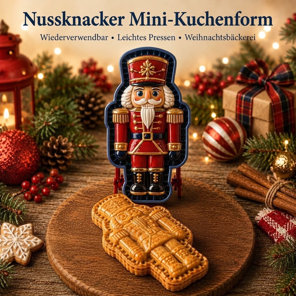 FestiveMoldy - Mini-Kuchenform mit 9 festlichen Designs