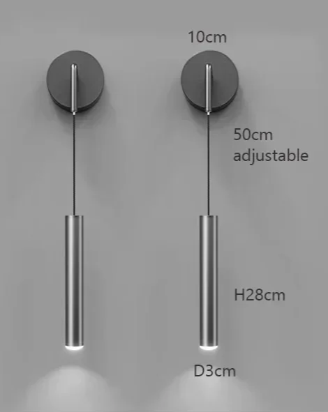 Murio - LED-Wandleuchte fürs Bett