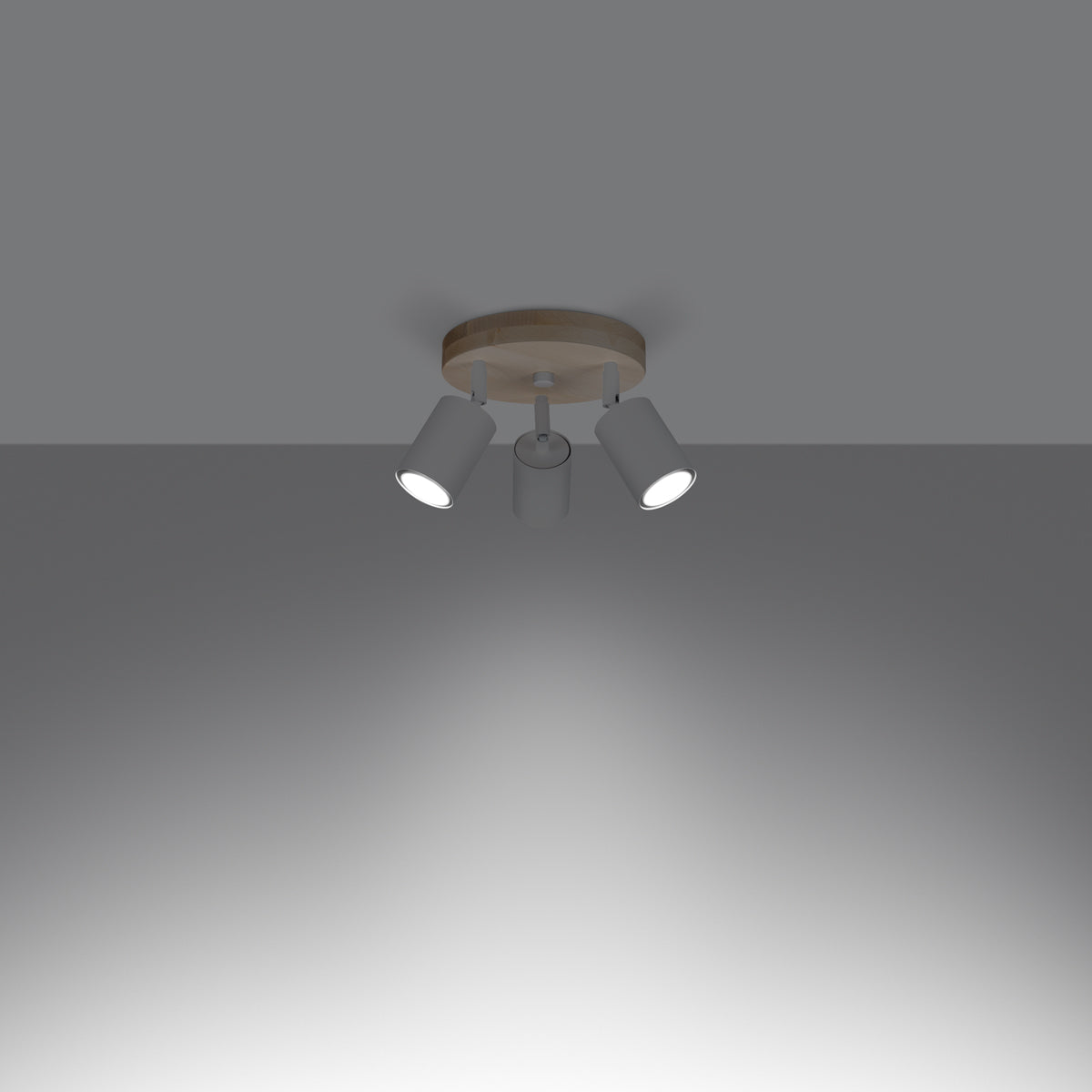 VERDO - Deckenlampe VERDO 3P weiß