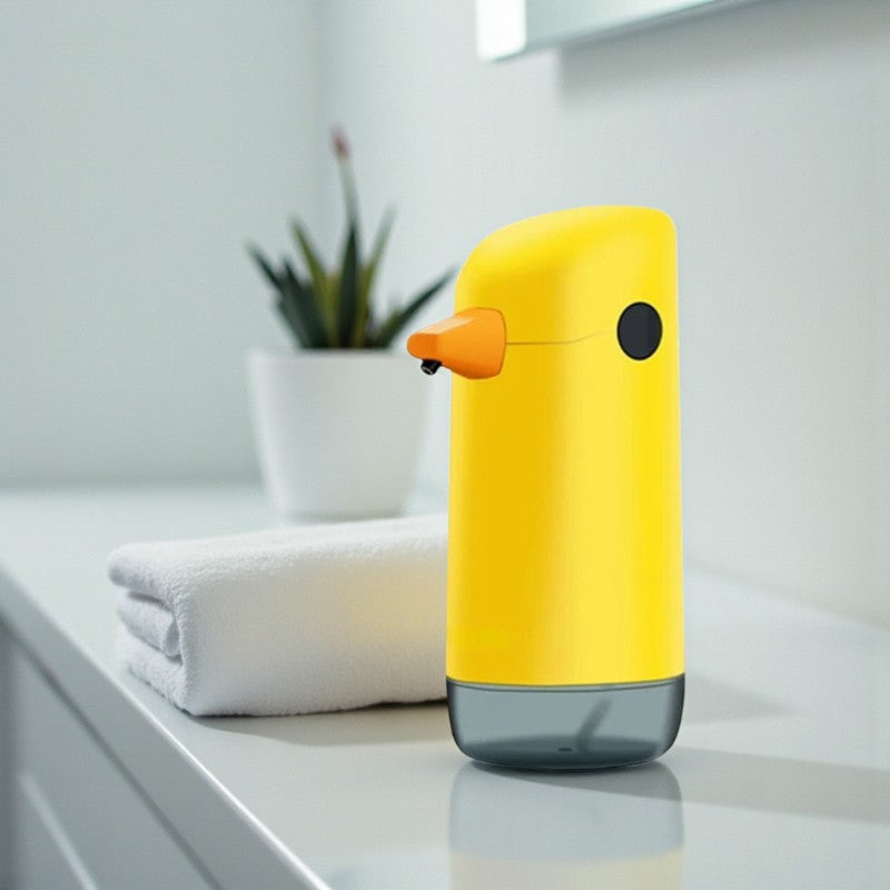 Nachfüllbarer niedlicher Enten Seifenspender für Bad und Küche