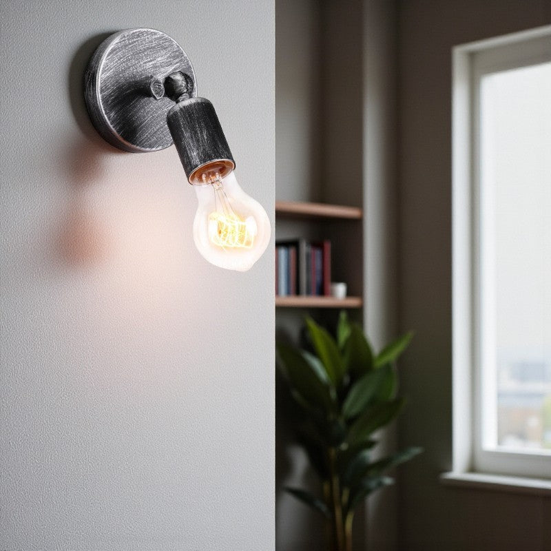 Verstellbare Industrielle Wandleuchte mit elegantem Finish für flexible beleuchtung