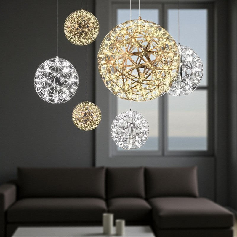 Feuerwerks-inspirierte Pendelleuchte für faszinierende Beleuchtung