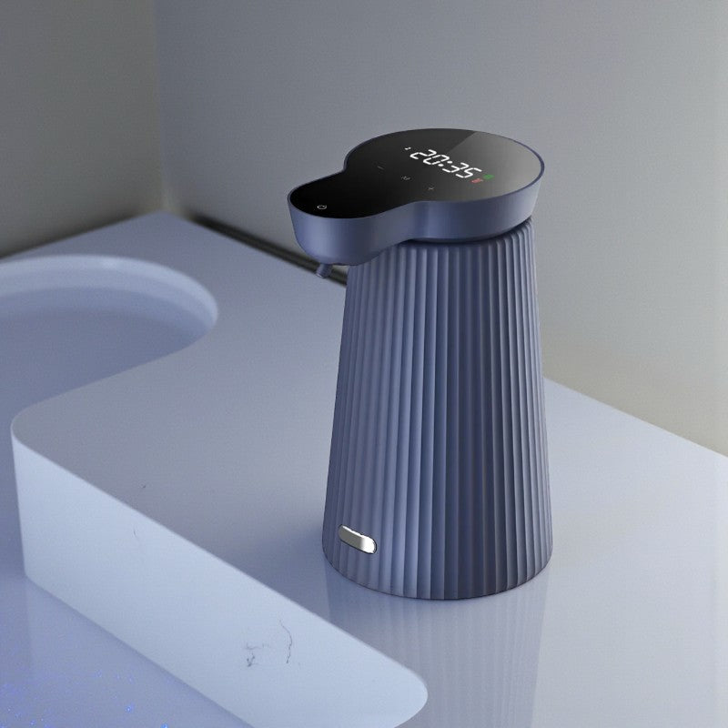 Touchscreen-Seifenspender mit modernem Rillen-Design