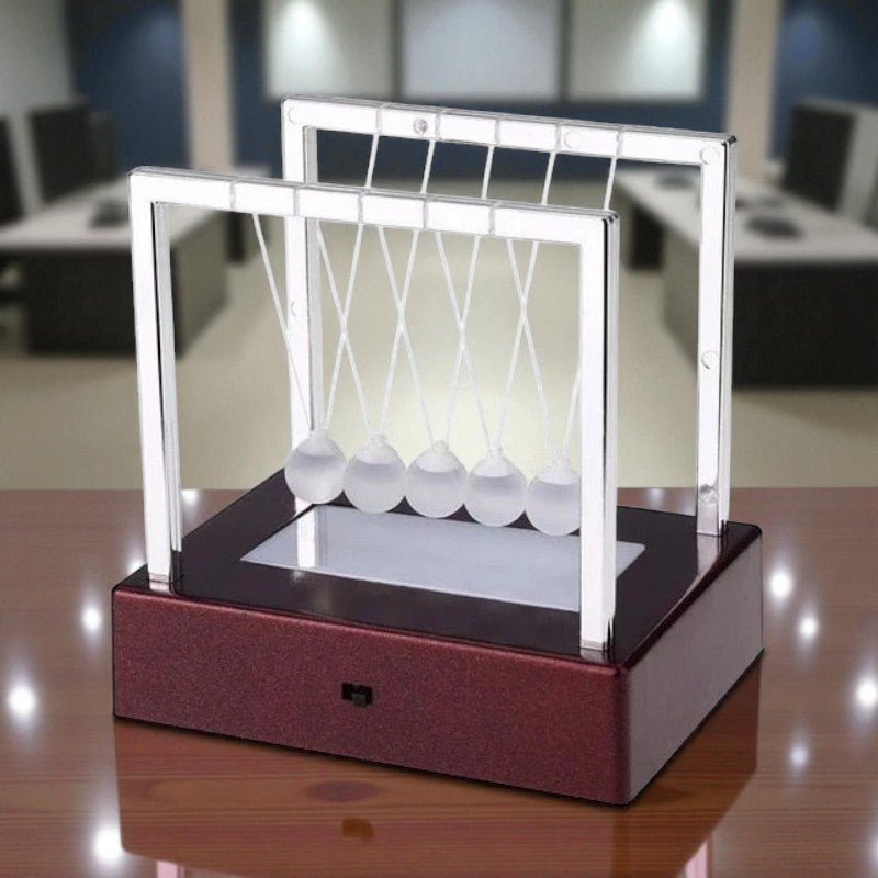 LED-Newton-Pendel für hypnotische Bewegung und Lichtspiel