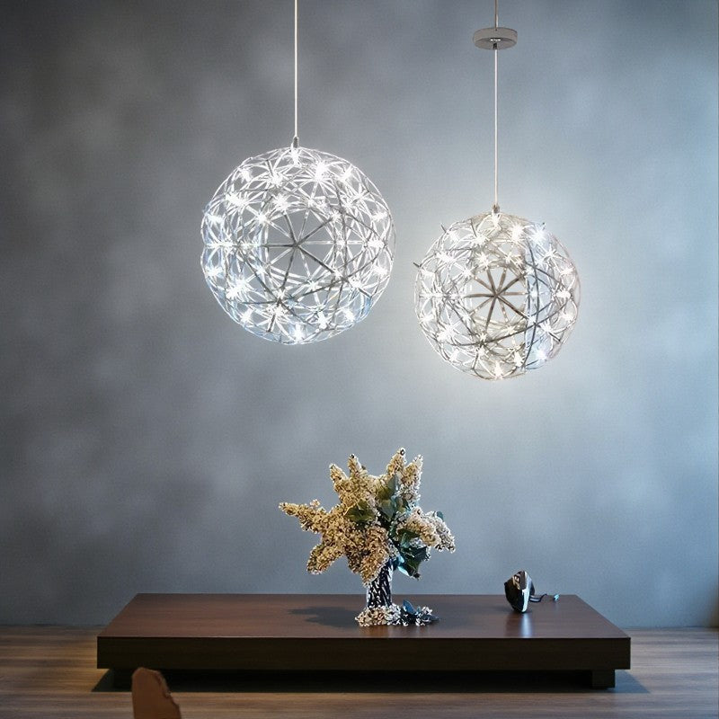 Feuerwerks-inspirierte Pendelleuchte für faszinierende Beleuchtung