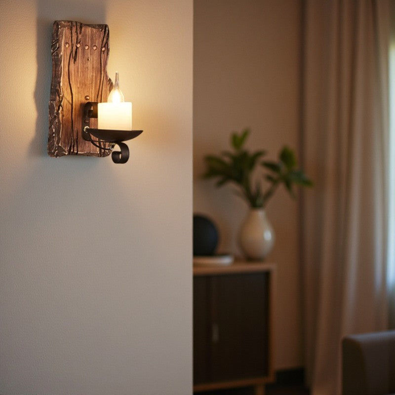 Rechteckige Vintage Wandleuchte mit klassischem Design für die Wohnbeleuchtung