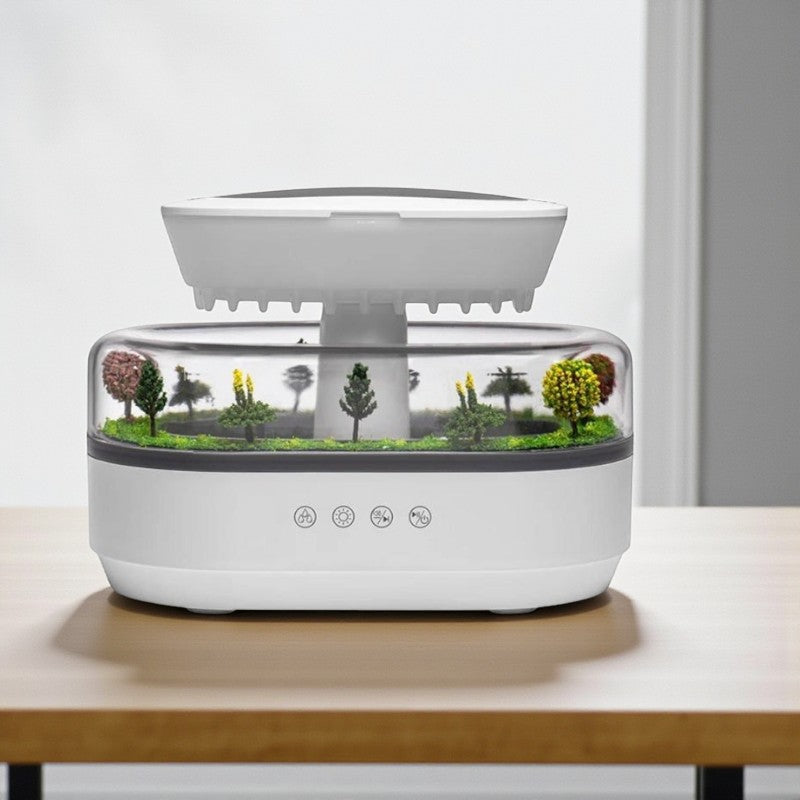 Regenwolken Aromadiffuser mit mehrfarbigem LED Nachtlicht