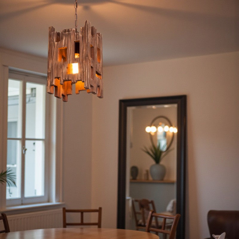 Rechteckige Pendelleuchte für Ambiente und funktionale Wohnbeleuchtung