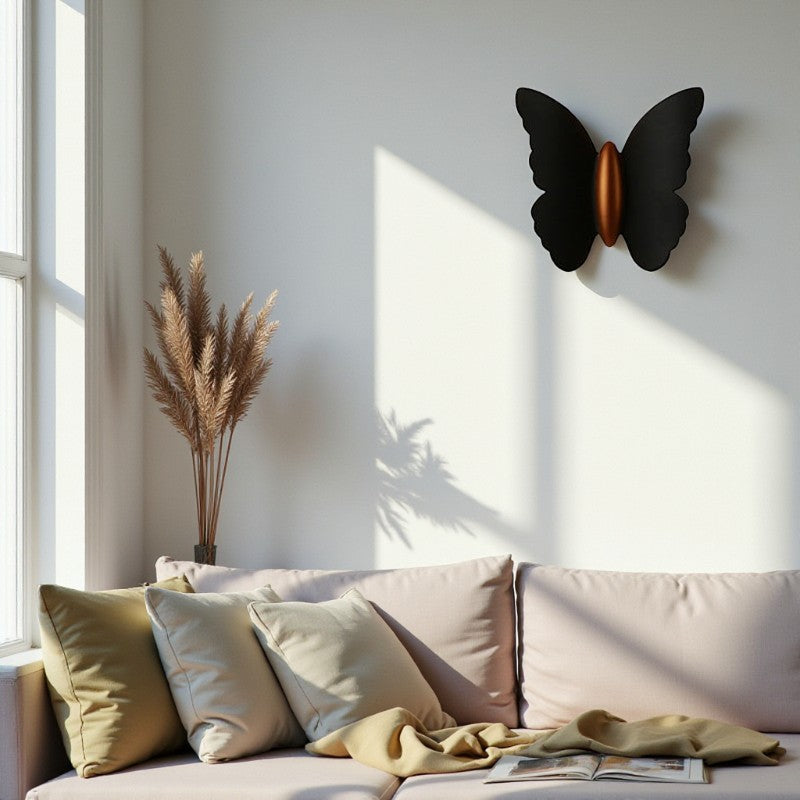 Schmetterlingsförmige LED-Wandleuchte für Beleuchtung und Wohnaccessoires
