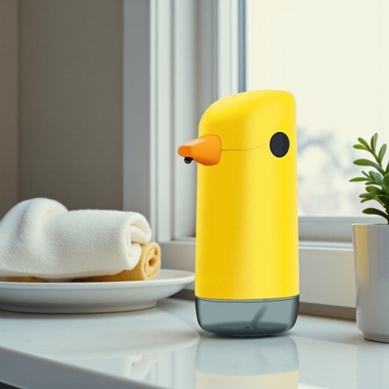 Nachfüllbarer niedlicher Enten Seifenspender für Bad und Küche