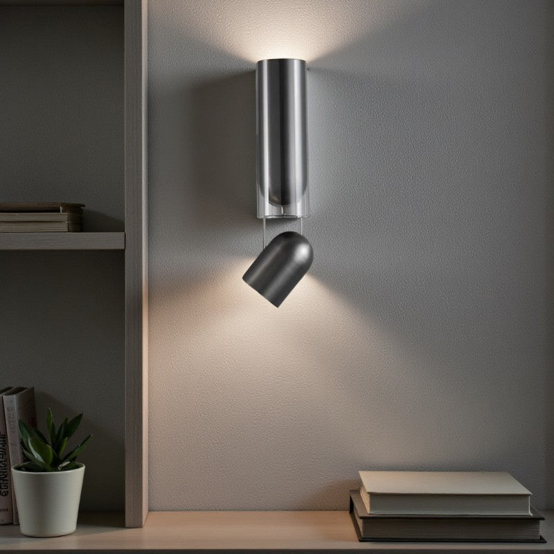 Minimalistische drehbare Zylinder Wandleuchte für verstellbares modernes Licht