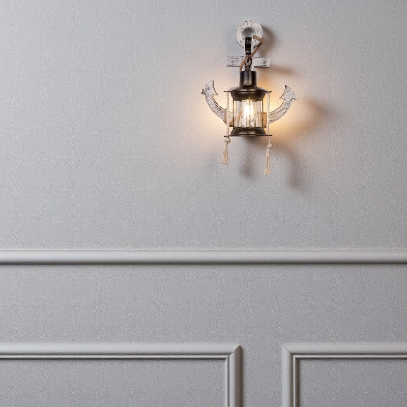 Stelara - Vintage Wandleuchte Anker-Laterne