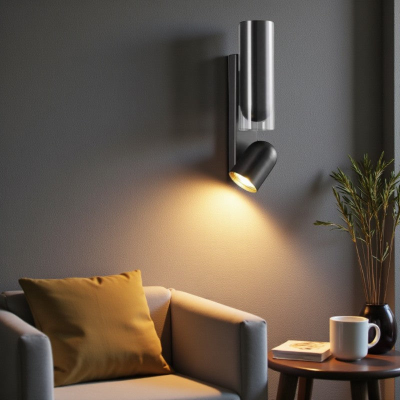 Minimalistische drehbare Zylinder Wandleuchte für verstellbares modernes Licht