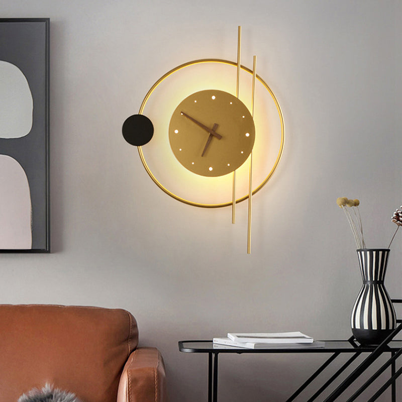 Kulinara - LED Wanduhr modern mit Ambientelicht