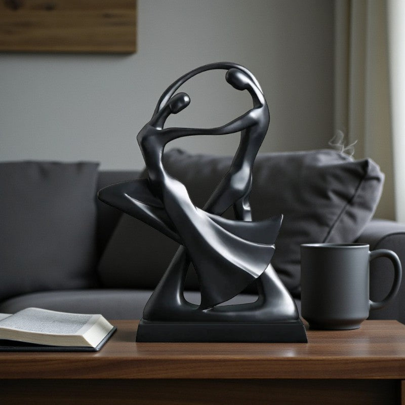 Moderne abstrakte Tänzerfigur mit klassischem Design