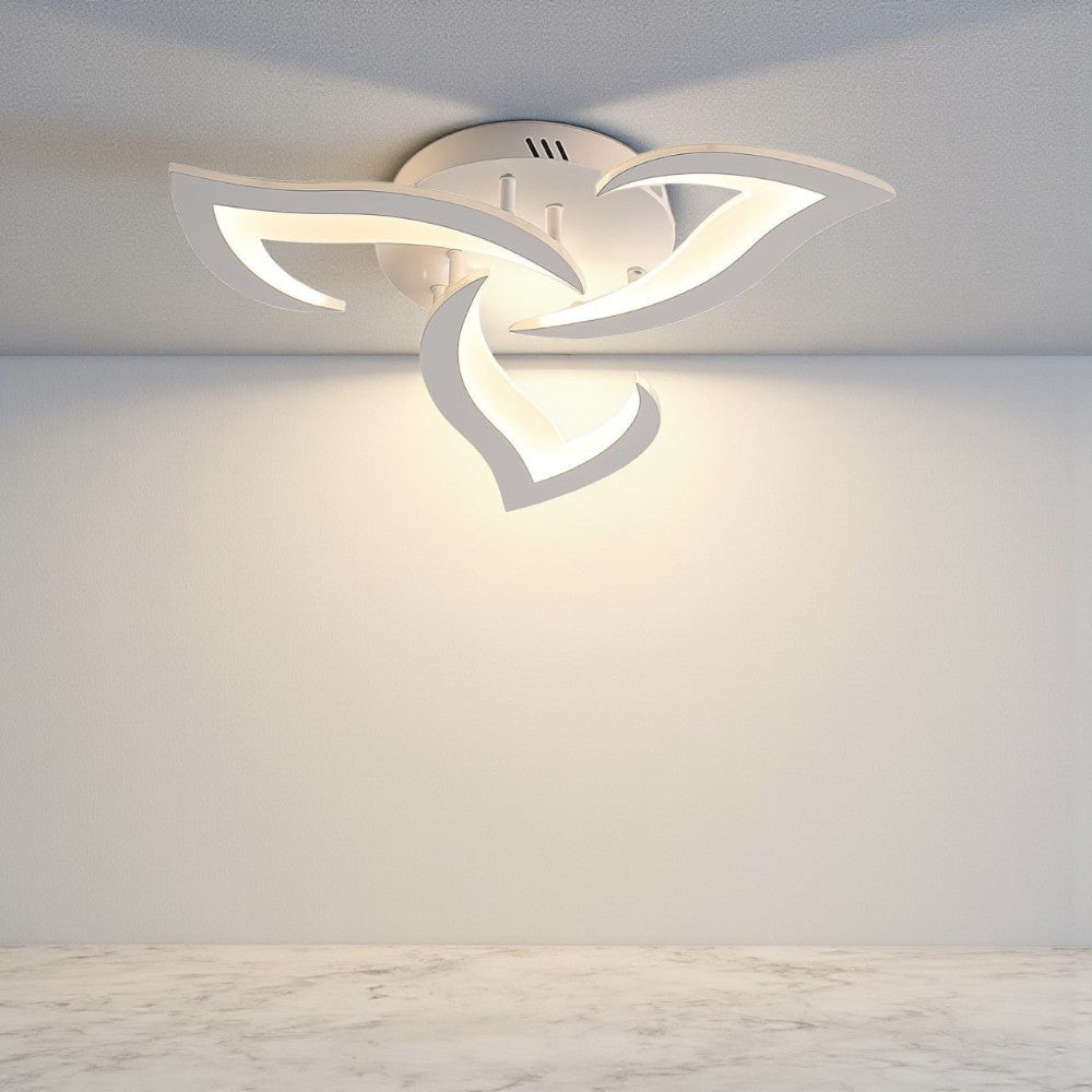 Blumenförmige LED-Deckenleuchte für das Wohnzimmer