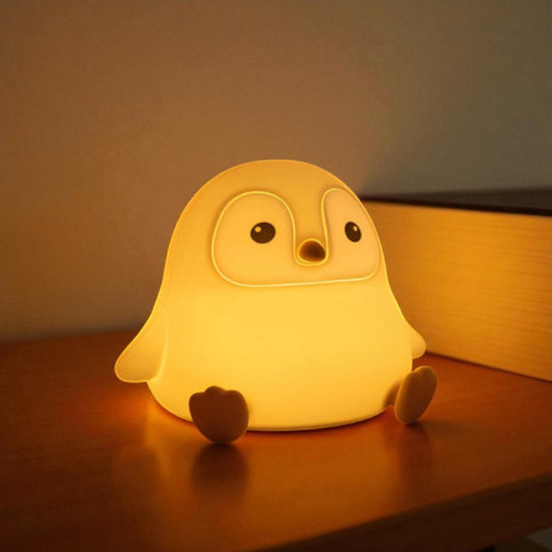 Pinguin-LED-Nachtlicht mit farbwechselndem Licht