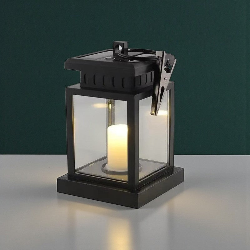 Solarbetriebene LED Leuchte mit Aufhängehaken