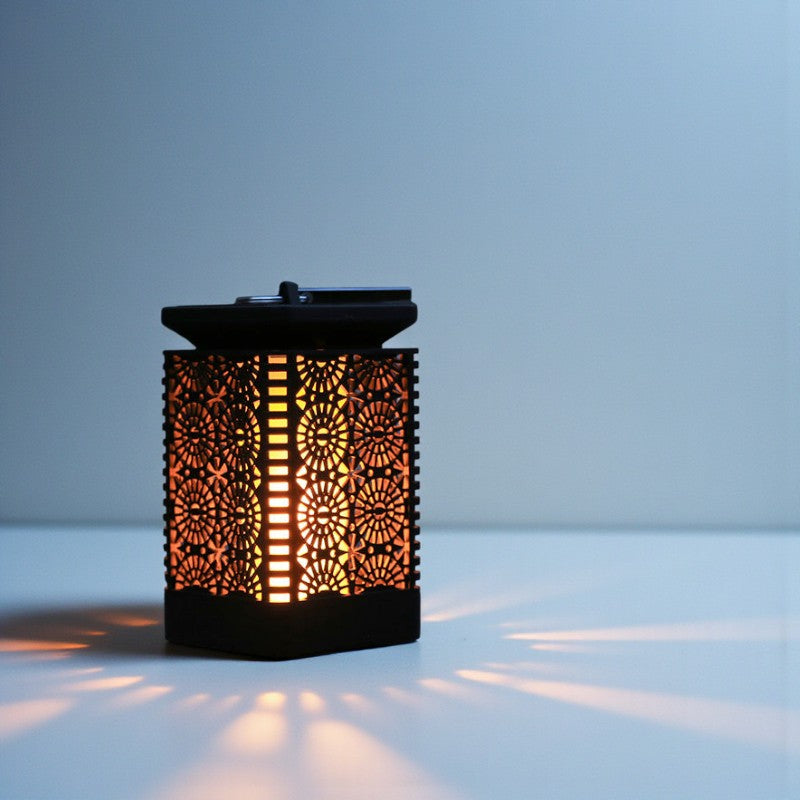 Retro Solar-LED-Laterne Wasserdicht Moderne Außenbeleuchtung