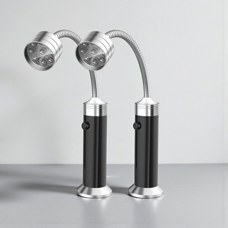 Magnetische LED-Grilllampe mit flexiblem Arm