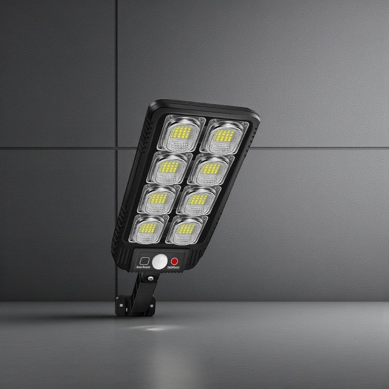 Solarbetriebene LED-Außen-Sicherheitsleuchte mit Bewegungssensor