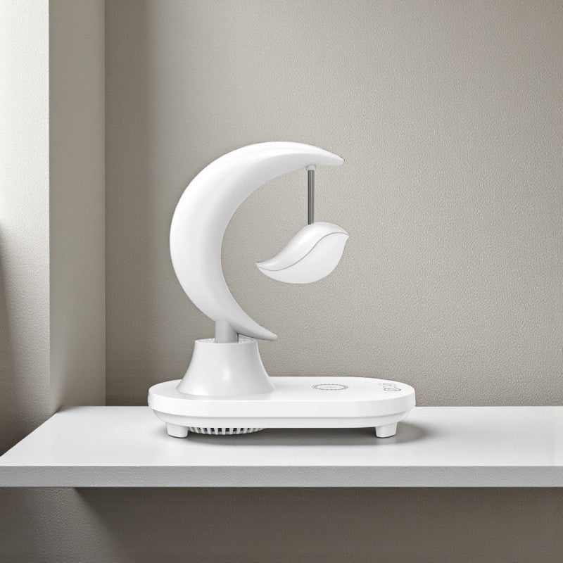 Moderne Art-Deco-Tischlampe in Mondform LED Dekorationsbeleuchtung