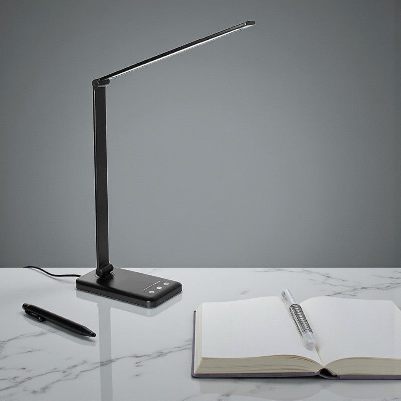 Brix - Schreibtischlampe mit USB-Ladefunktion & dimmbarer
