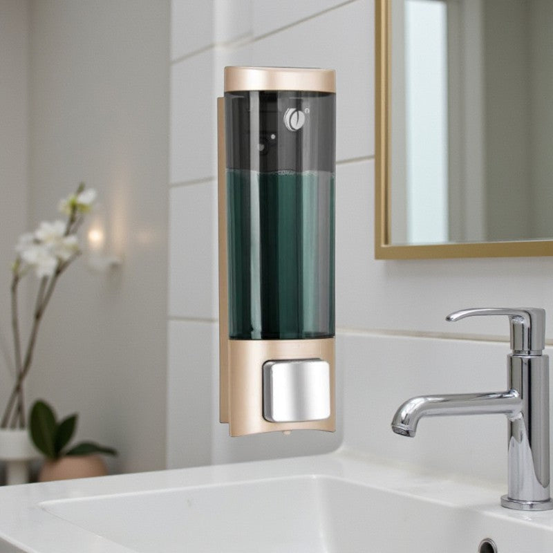 Nachfüllbarer wandmontierter Seifenspender für den Hausgebrauch mit praktischem