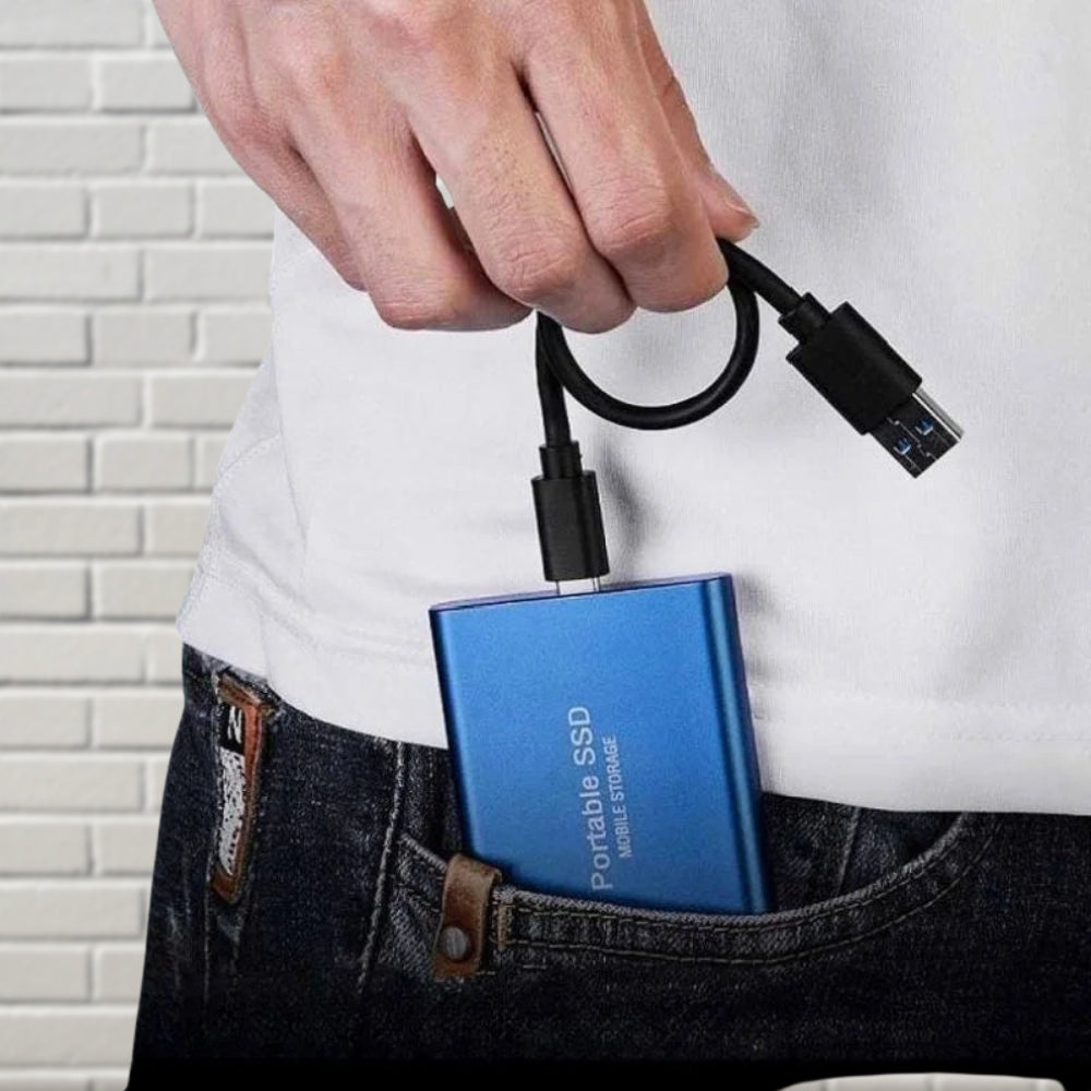 StoreGlide - Tragbare Externe SSD mit USB Plug-and-Play Schnittstelle