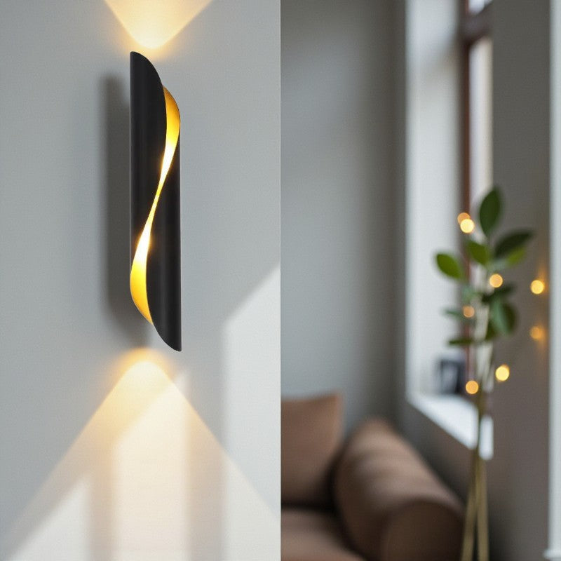 Elegante LED-Wandleuchte mit verstellbarer Helligkeit und Farbtemperatur