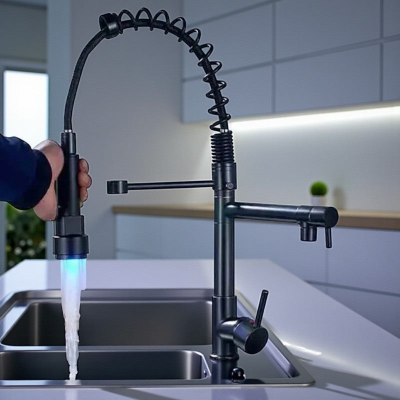 Küchenarmatur mit 360-Grad-Drehung für bessere tägliche Reinigungsaufgaben