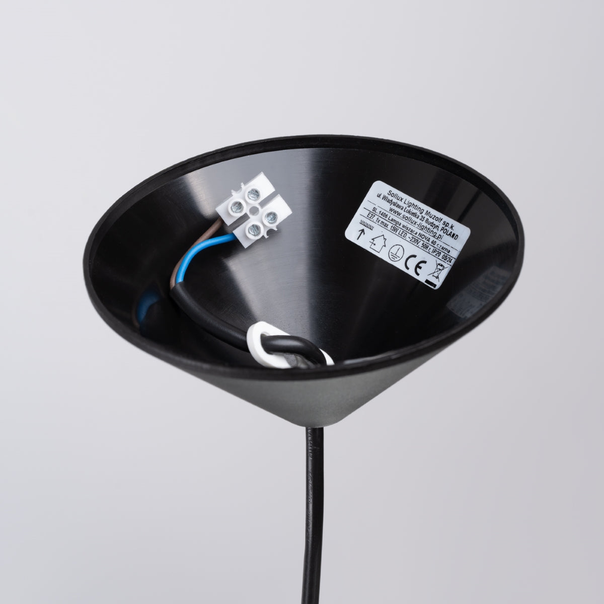 Lumio - Schwarze Pendelleuchte