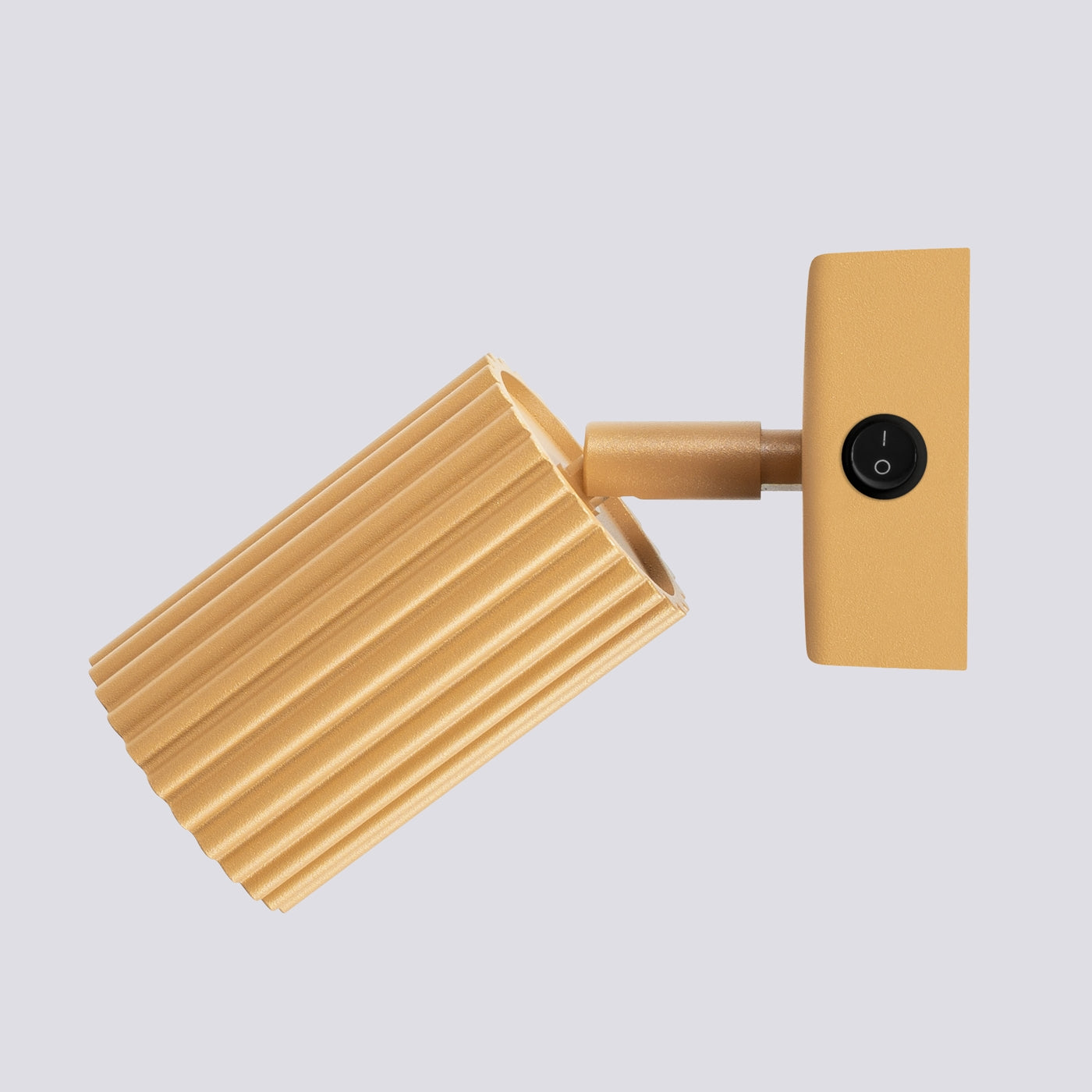 Carbon - Wandleuchte Carbon Gold mit Schalter