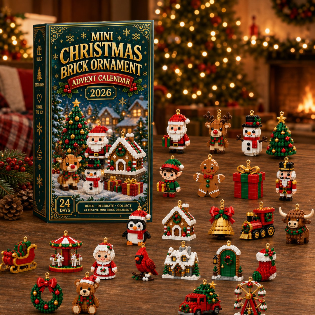 Adventara – 24-Tage-Adventskalender mit Weihnachtsdekorationen