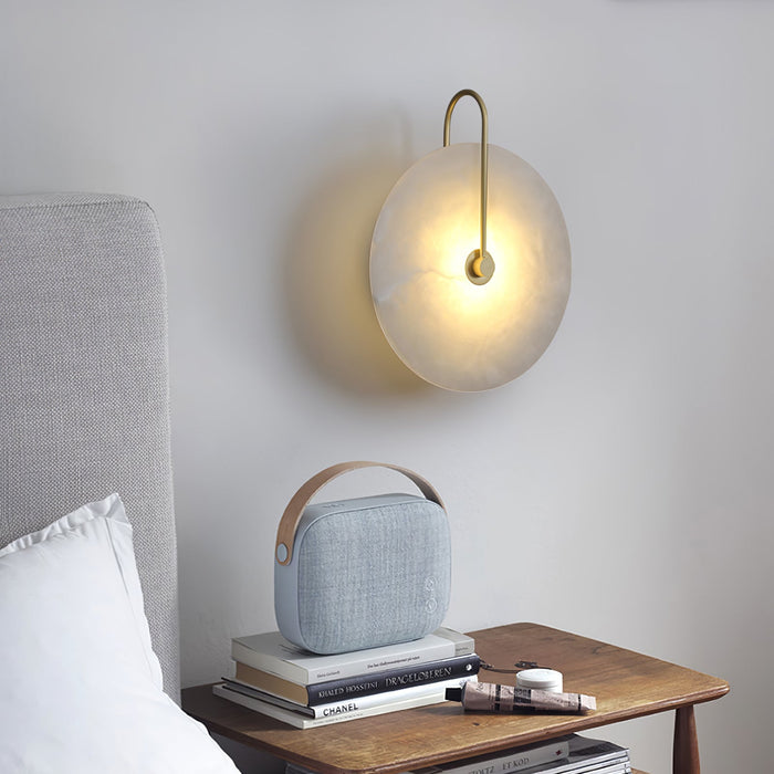 Beruhigende - LED-Wandleuchte in Alabaster-Optik