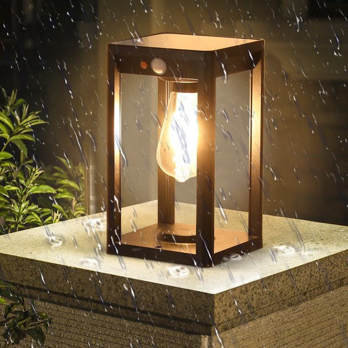Helio - Solar Säulenleuchte LED mit Bewegungsmelder