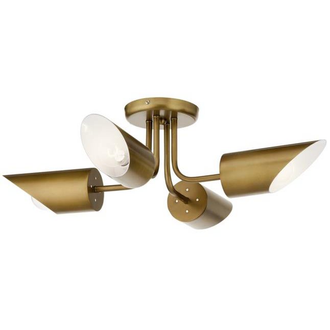 Alexandra - Meti - Metall-Deckenleuchte 67 x 67 cm mit 4